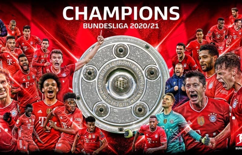 Bayern Munich vô địch giải Bundesliga 