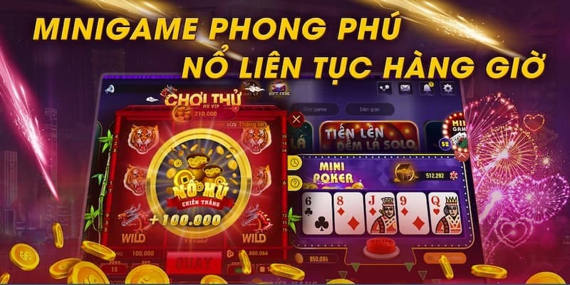 Chơi mini game rinh tiền thưởng khủng