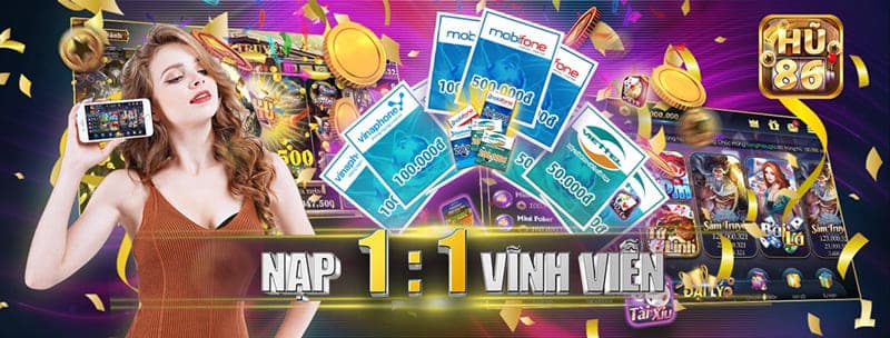 Nạp tiền bằng nhiều hình thức thanh toán khác nhau