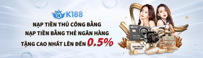 K188 có không ít dịch vụ đẳng cấp