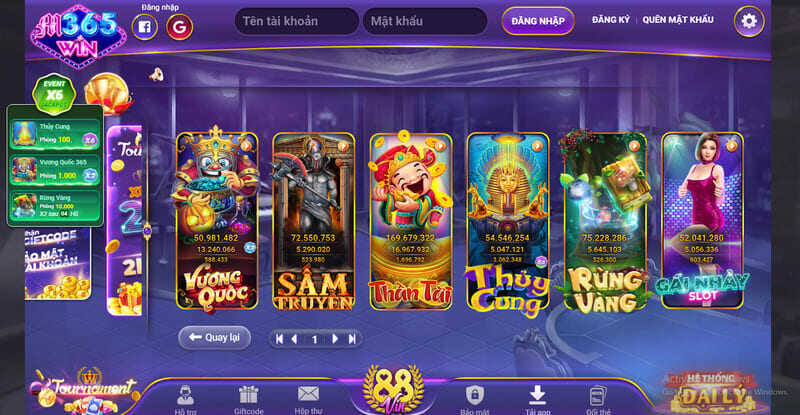 Tham gia vào slots đình đám để tận hưởng giây phút thư giãn